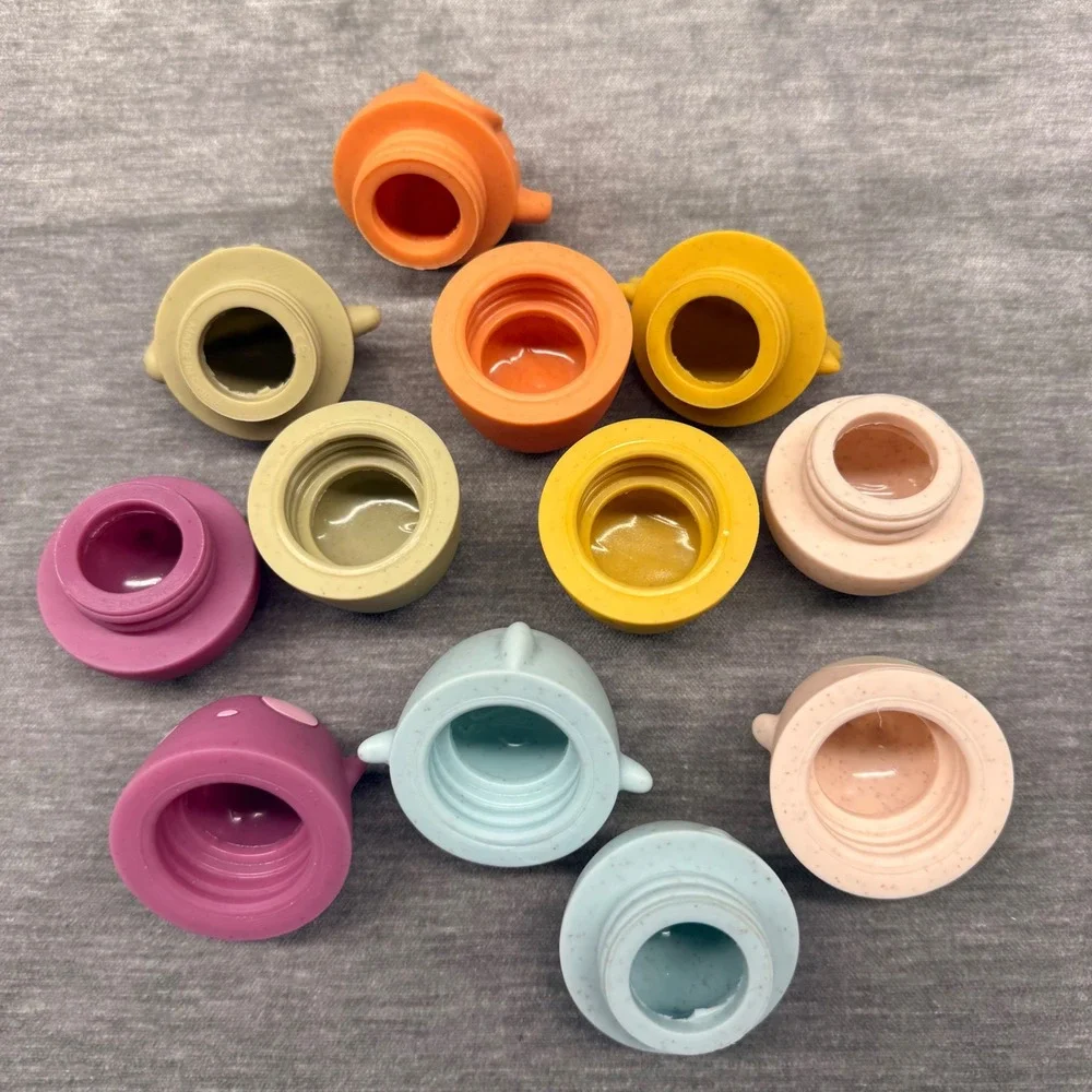 Silicone Bath Squeeze Toys Set of 6 Easy Clean Mold Free Sensory Water Toys Kids